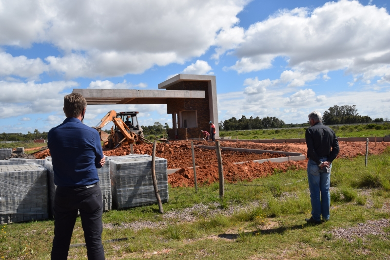 Início das obras do primeiro pavilhão de salas de aula no Campus da FURG de São Lourenço do Sul – SLS.